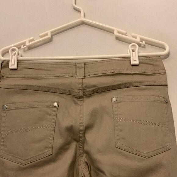 Honey Bun khaki skinny ankle jeans Size 9 NWT - Picture 7 of 8